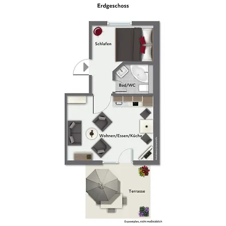 Gaestehaus Karstadt 01 - Rosengarten *